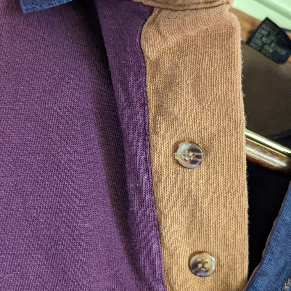 Men's Long Sleeve Polo - New River - Picture 6 of 7